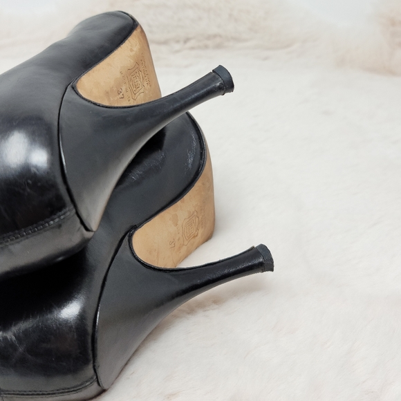 ✖ VTG Manolo Blahnik Stiletto Boots Euro 37/US 7 - Picture 6 of 7